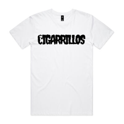 White Staple T w/Black Logo Thumbnail